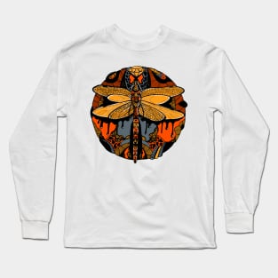 Orangrey Circle of the Dragonfly Long Sleeve T-Shirt